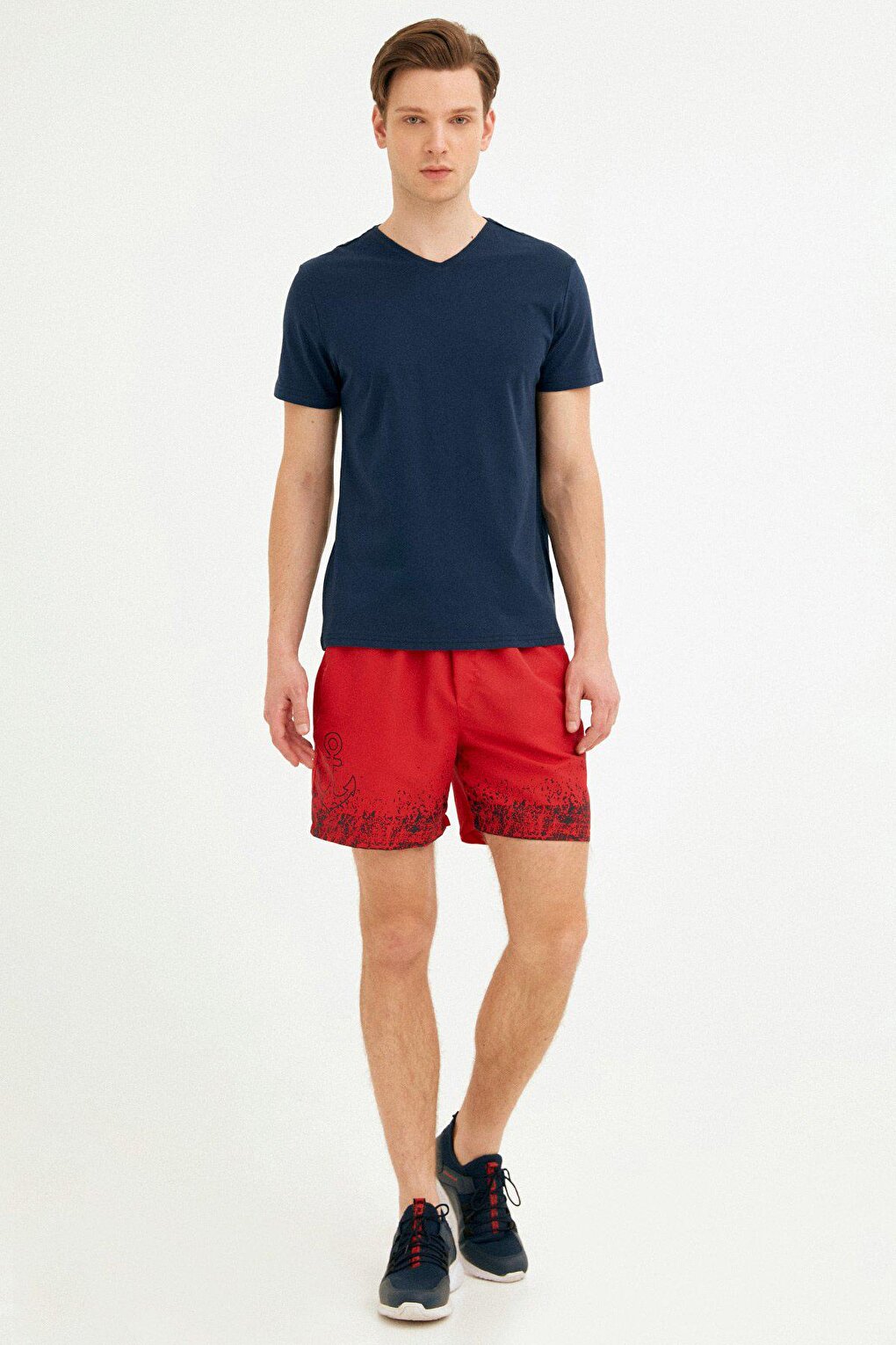 Anchor Printed Swim Shorts