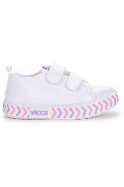 Timo Velcro Girls/Boys Linen Shoes 925.23Y.244