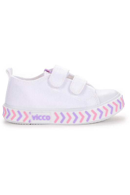 Timo Velcro Girls/Boys Linen Shoes 925.23Y.244