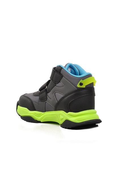 1357-P Smoked-Black-Turquoise Children's Outdoor Boots