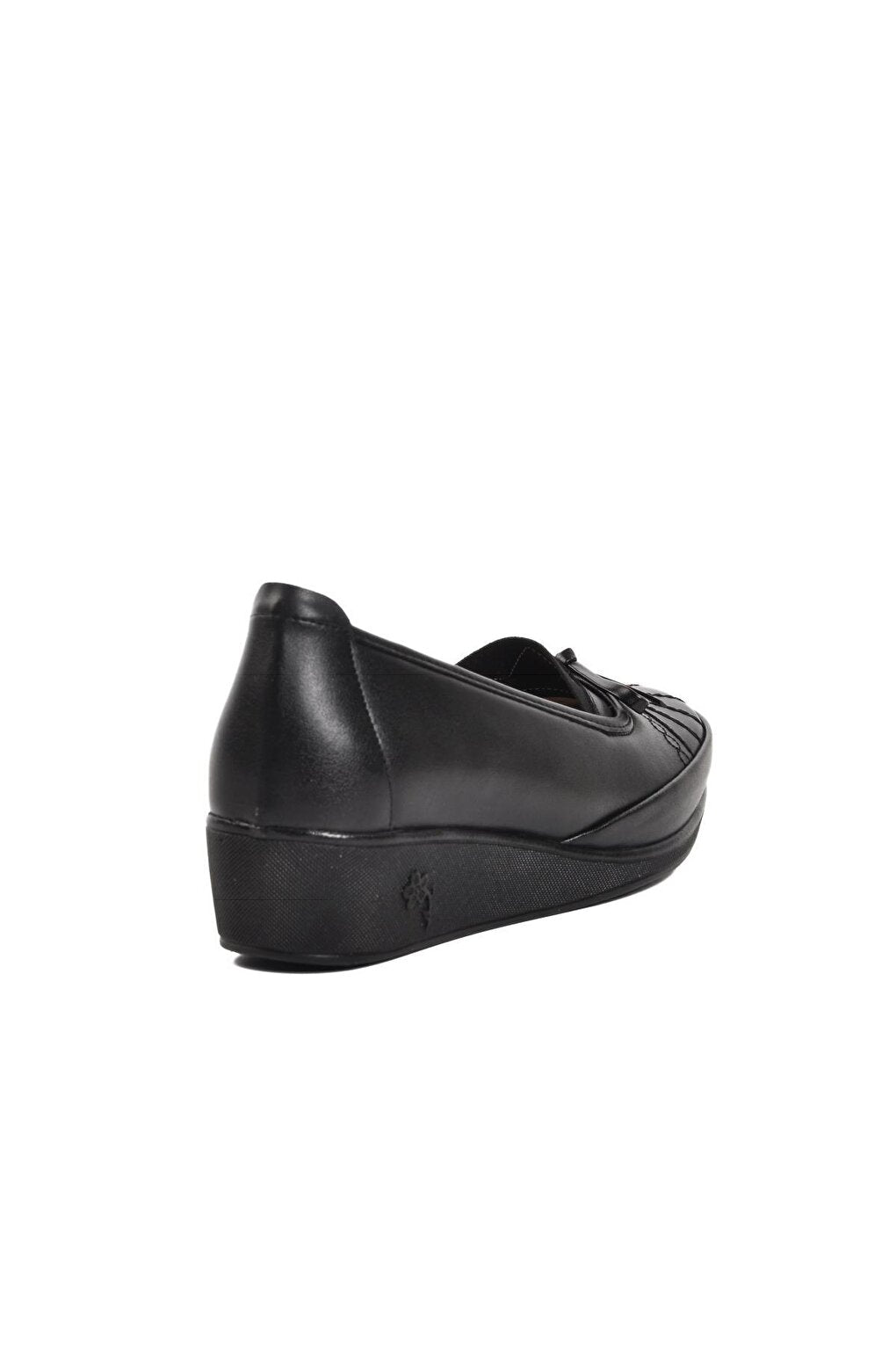 139 Black Genuine Leather Women Casual Shoes