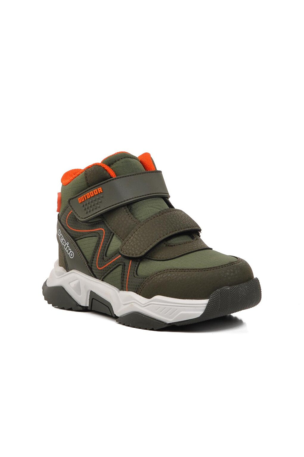 1357-P Khaki-Orange Children's Outdoor Boots