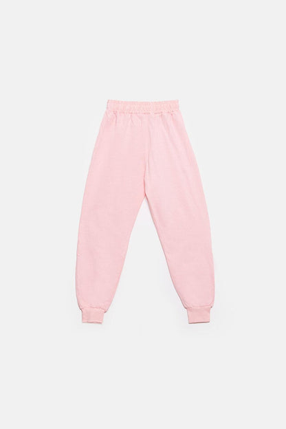 Seasonal Girls' Sweatpants with Elastic Waist