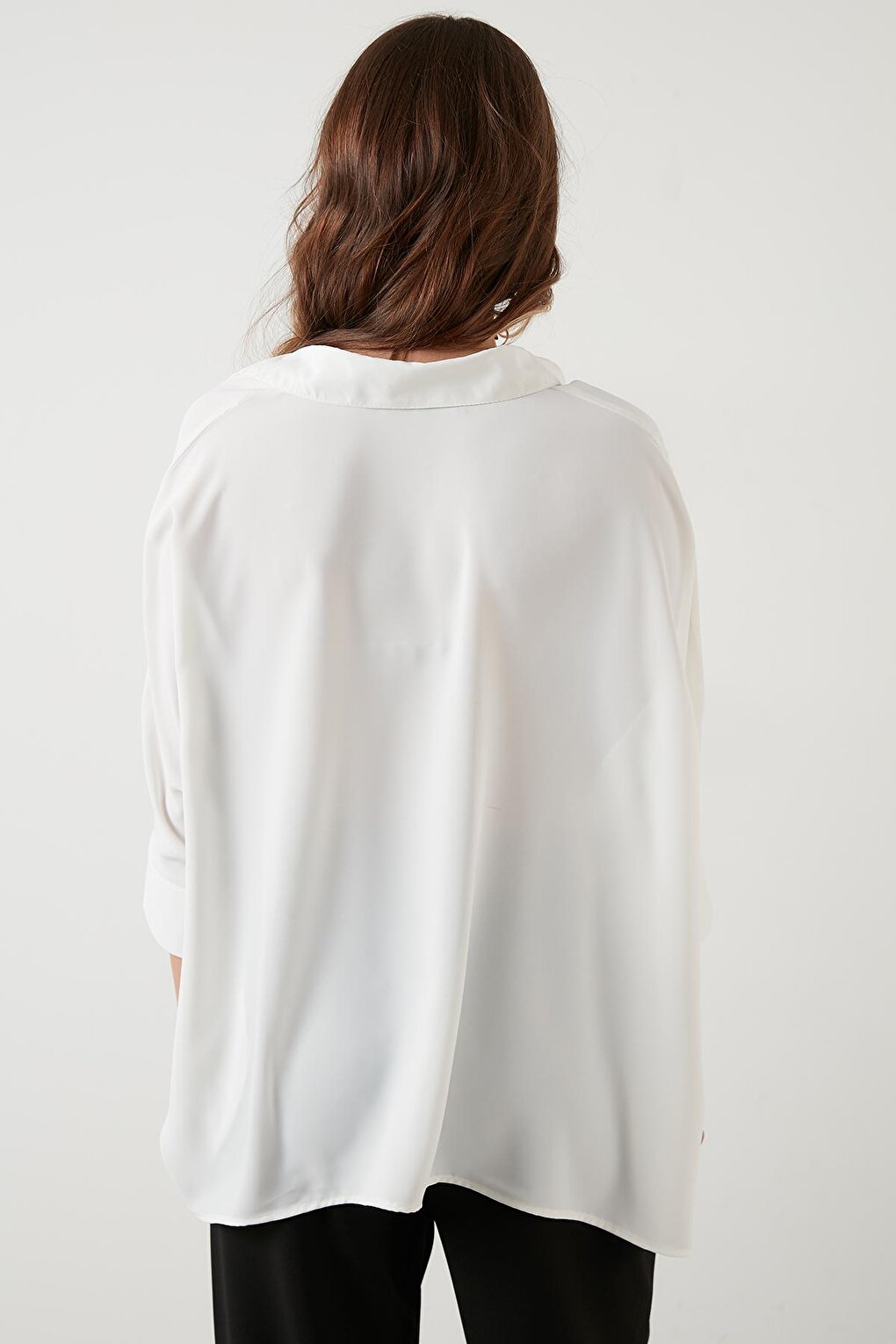 Three Quarter Sleeve Oversize Shirt 6051970