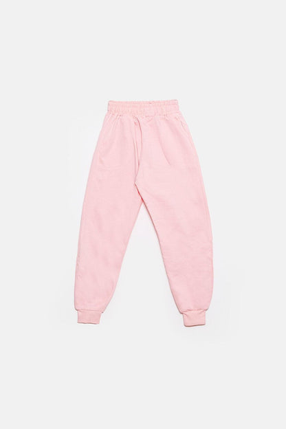 Seasonal Girls' Sweatpants with Elastic Waist