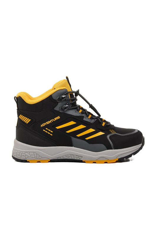 1552-F Black-Yellow Children's Outdoor Boots