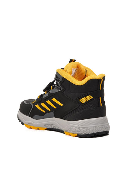 1552-F Black-Yellow Children's Outdoor Boots