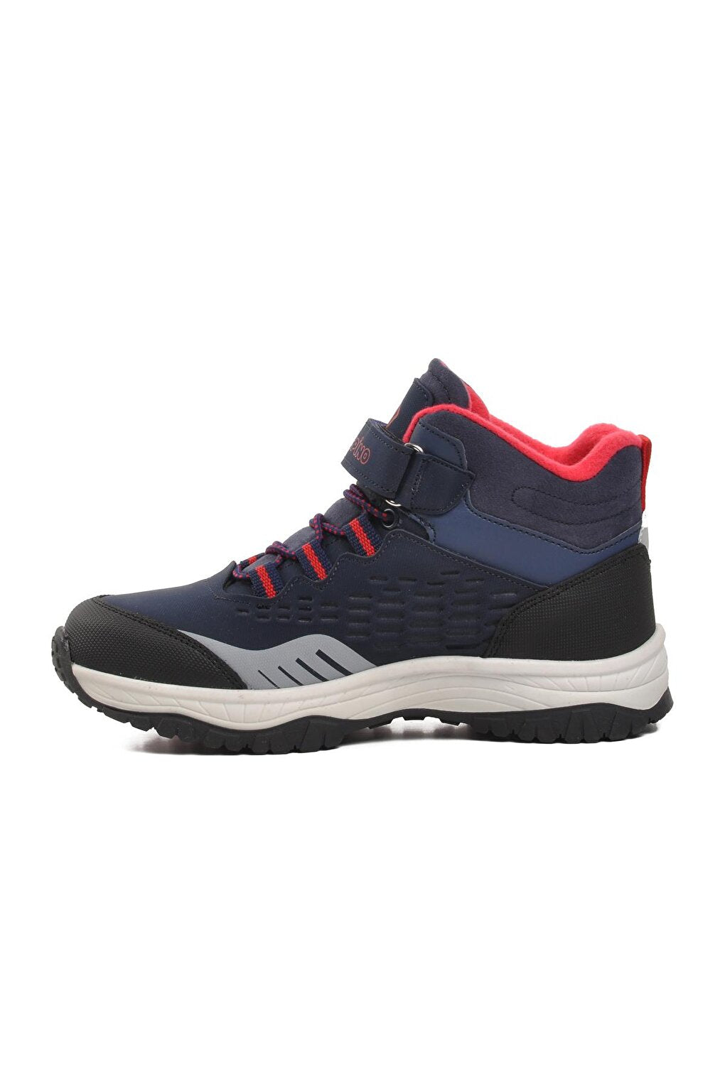 Pepino 1391-F Navy Blue-Red Children's Outdoor Boots with Fleece Inside