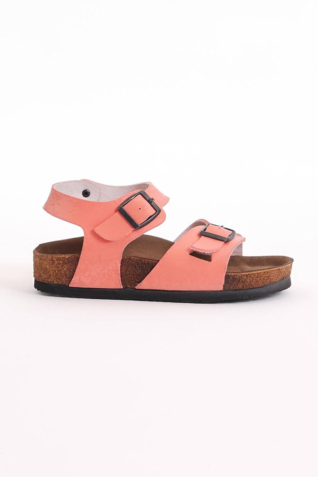 Children's Unisex Pomegranate Blossom Comfortable Poly Sole Double Buckle Sandals