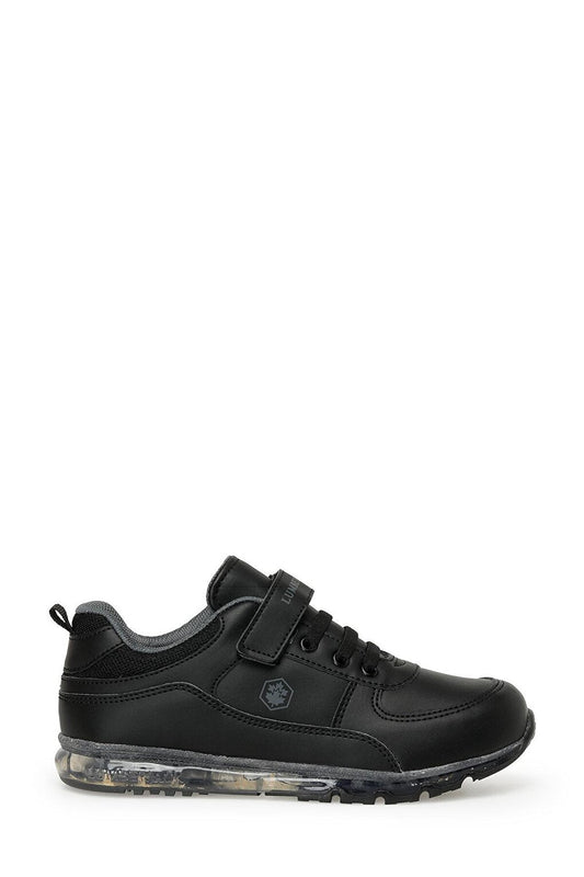 CAP 3PR Black Boy's Sports Shoes