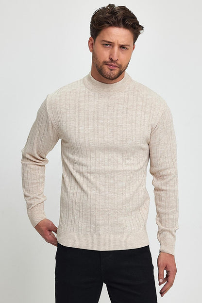 Men's Turtleneck Long Sleeve Sweater