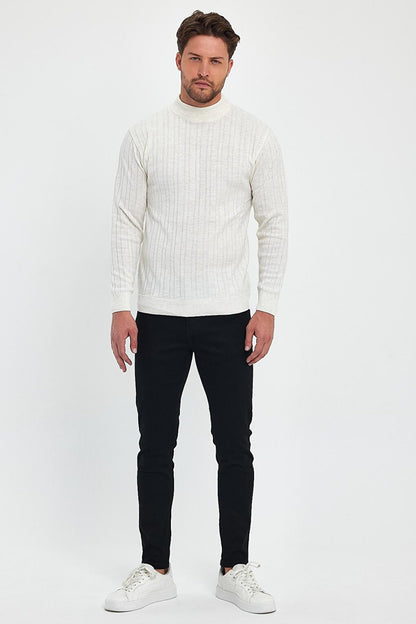 Men's Turtleneck Long Sleeve Sweater