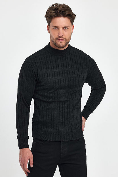 Men's Turtleneck Long Sleeve Sweater