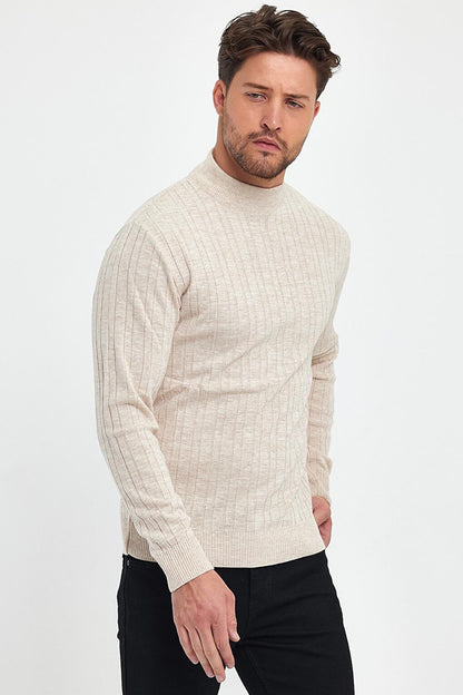 Men's Turtleneck Long Sleeve Sweater