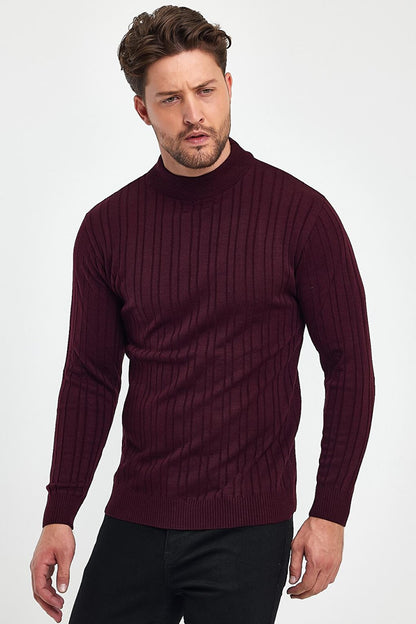 Men's Turtleneck Long Sleeve Sweater