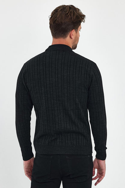 Men's Turtleneck Long Sleeve Sweater