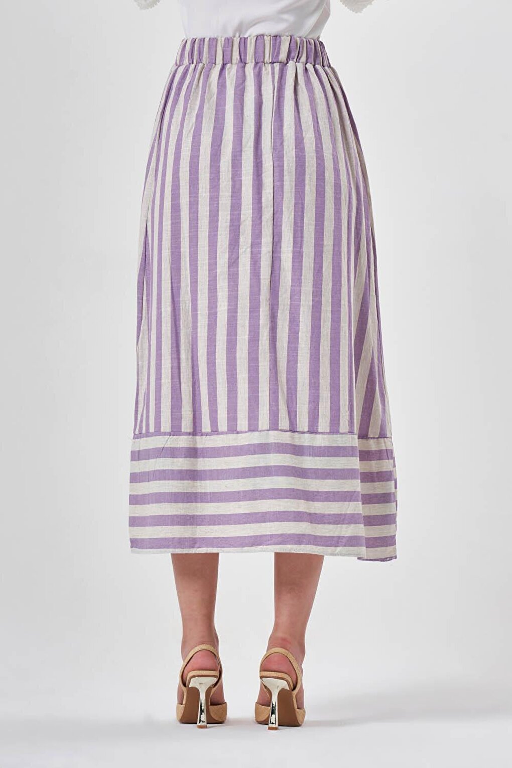 Patterned Lilac Skirt