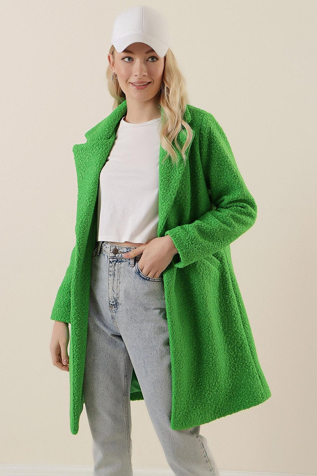 Oversize Cashmere Women's Coat