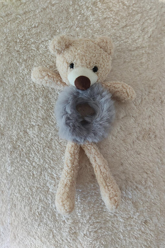 Teddy Bear Plush Bear Furry Bagel Buckle