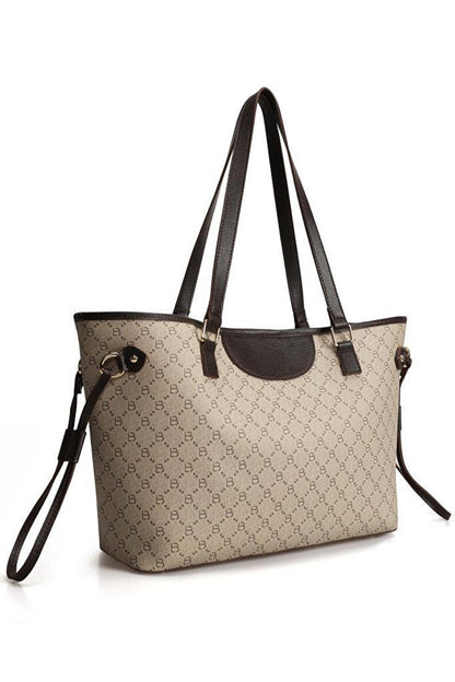 Patterned Women's Tote Hand and Shoulder Bag