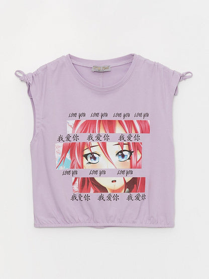 Girl's Cartoon Anime Blouse