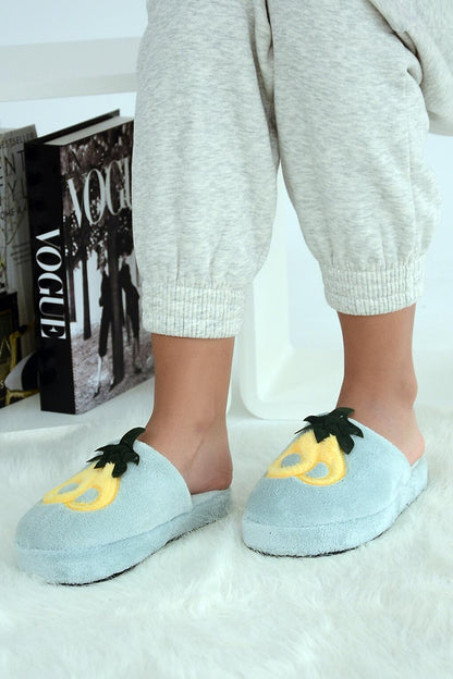 Avacado Printed Comfortable Sole Thermal Women Home Slippers Z390