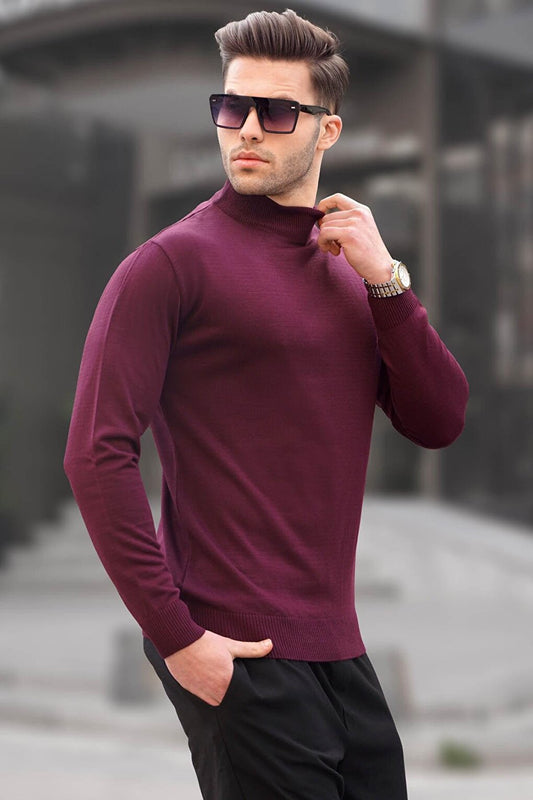 Cherry Rotten Slim Fit Half Turtleneck Men's Knitwear Sweater 6343