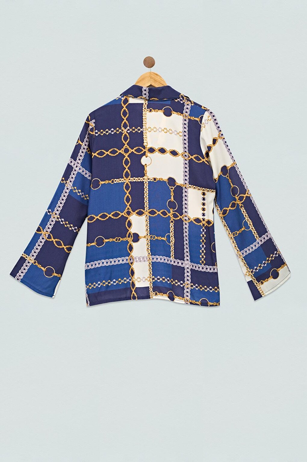 Chain Patterned Saks Shirt