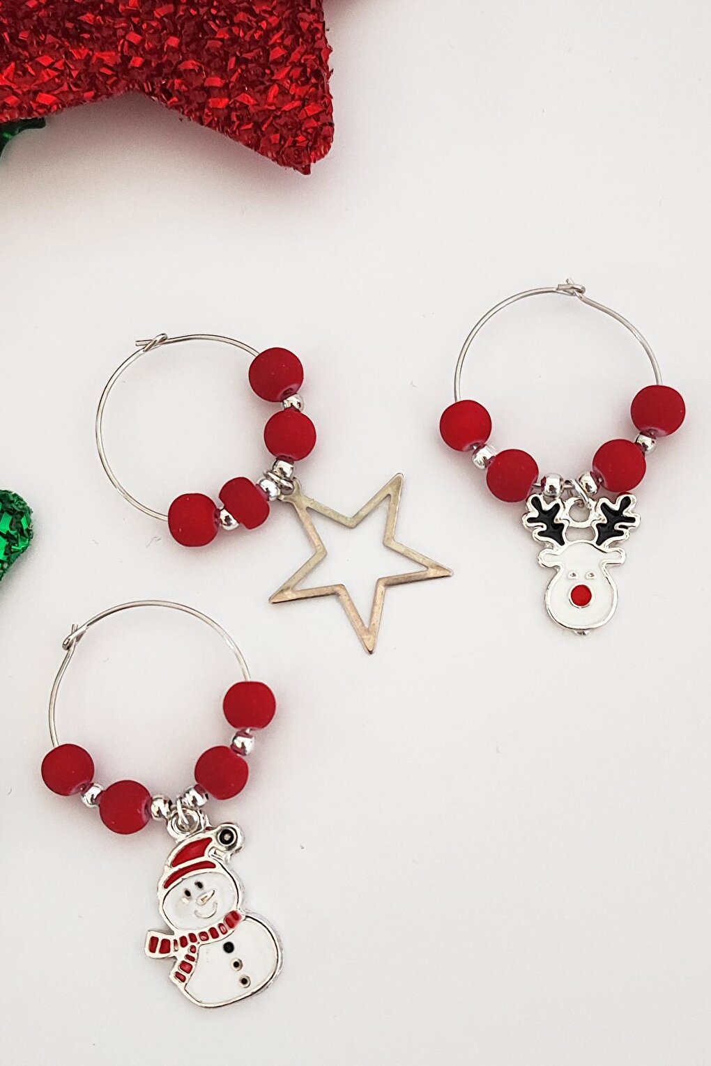 Christmas Charm Multi-Purpose Earring Set 3 Pack