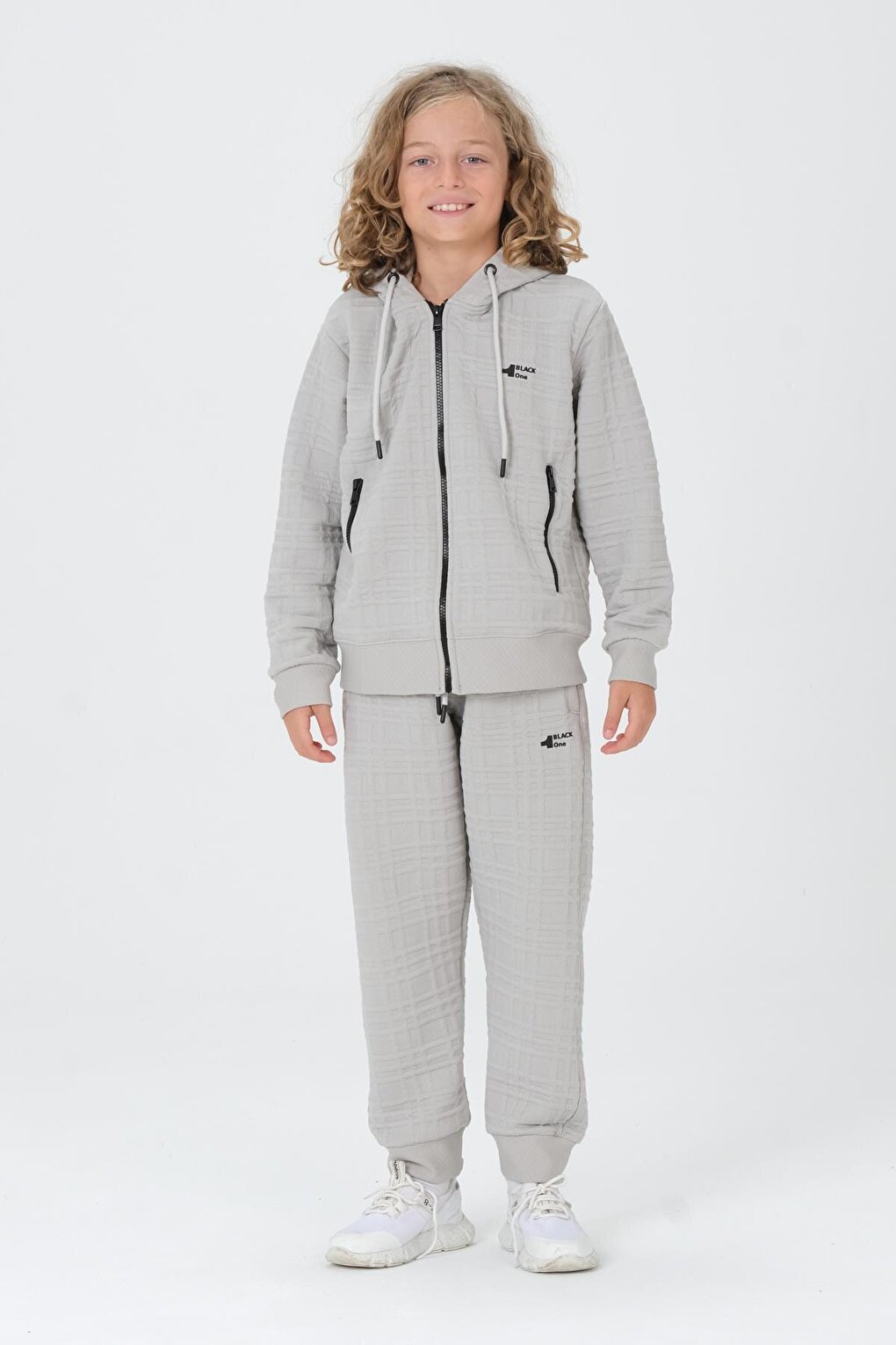 Boy's Hooded Tracksuit Set