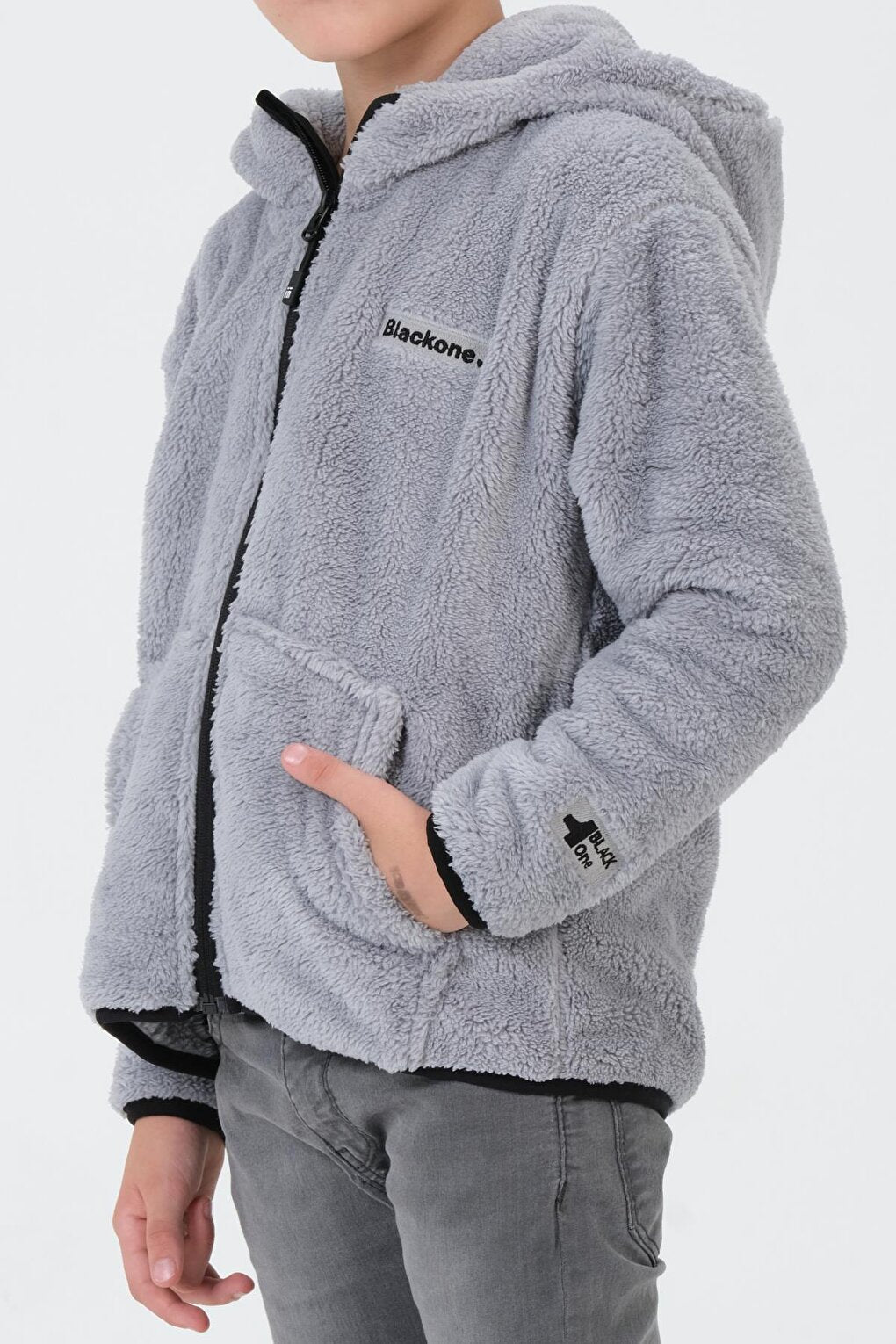 Boy's Plush Cargo Pocket Top