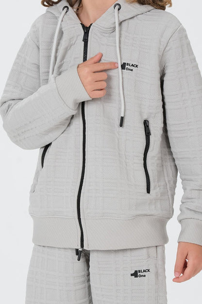 Boy's Hooded Tracksuit Set