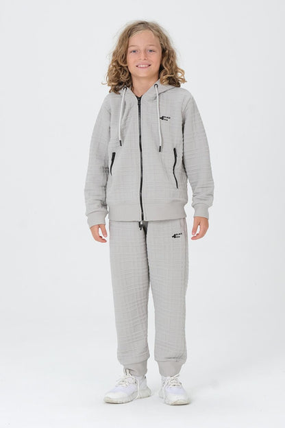 Boy's Hooded Tracksuit Set