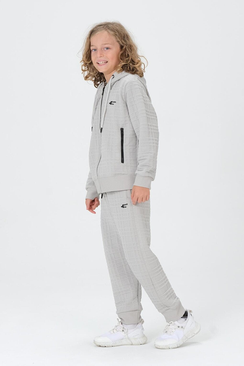 Boy's Hooded Tracksuit Set