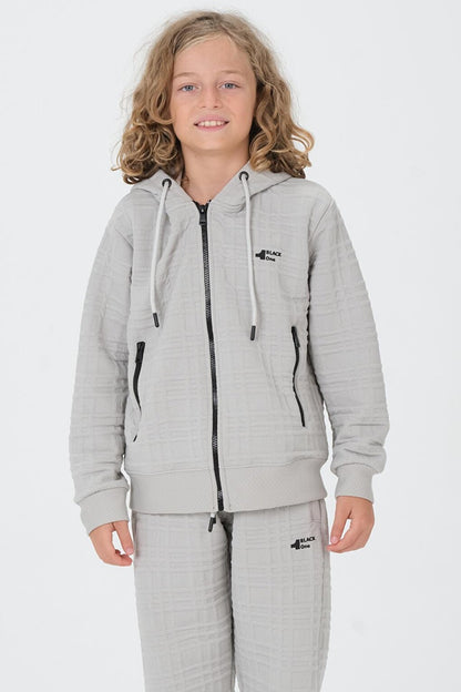 Boy's Hooded Tracksuit Set