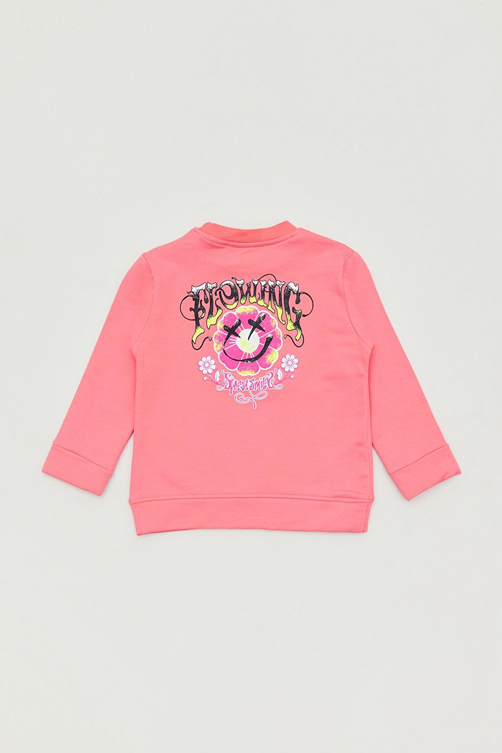 Front and Back Printed Girl's Sweatshirt