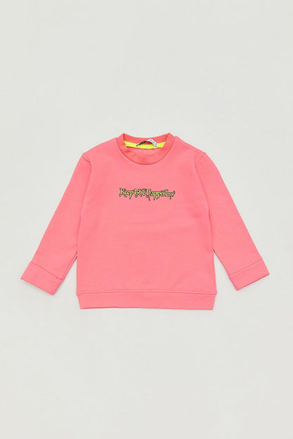 Front and Back Printed Girl's Sweatshirt