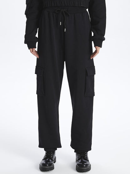 New Jersey - Joggger Pants with Pockets - Black Color