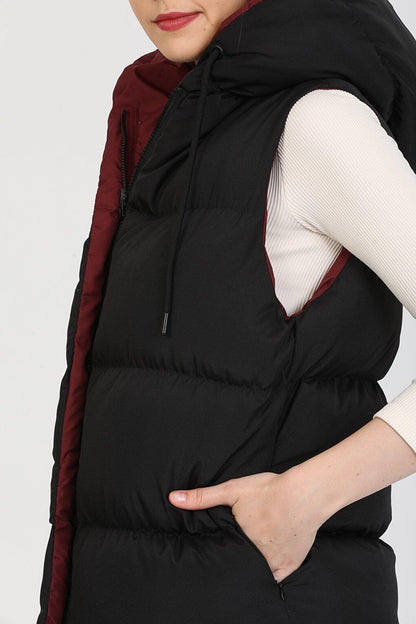 Double Sided Long Puffer Vest AC-K59087LNS