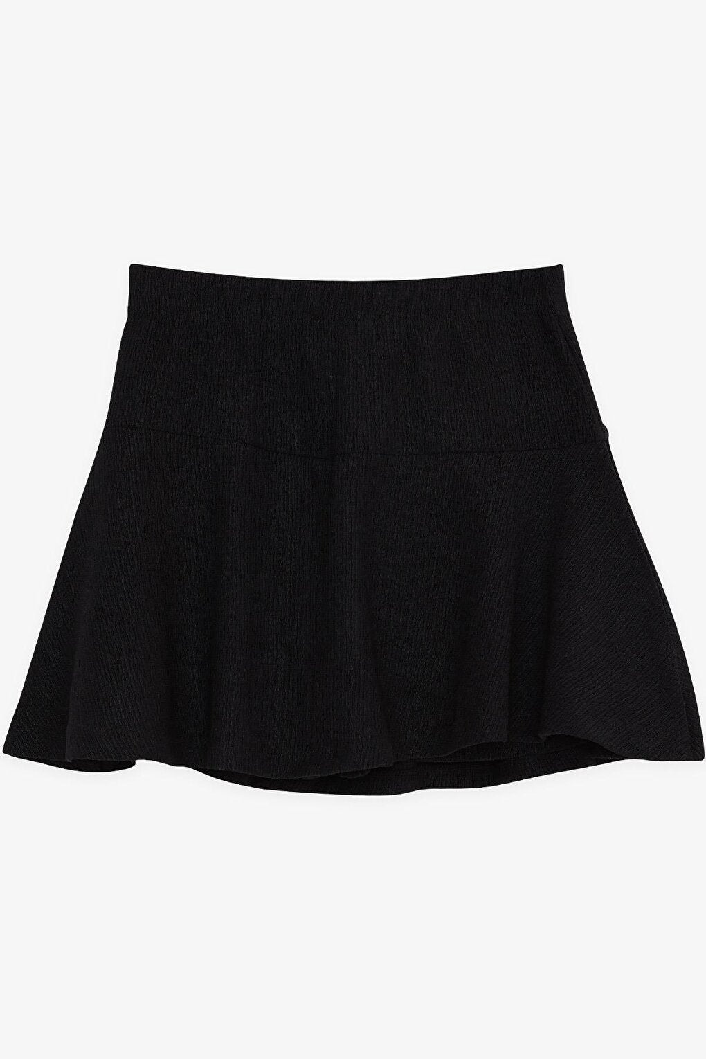 Girl's Shorts Skirt Basic Black (6-10 Years)