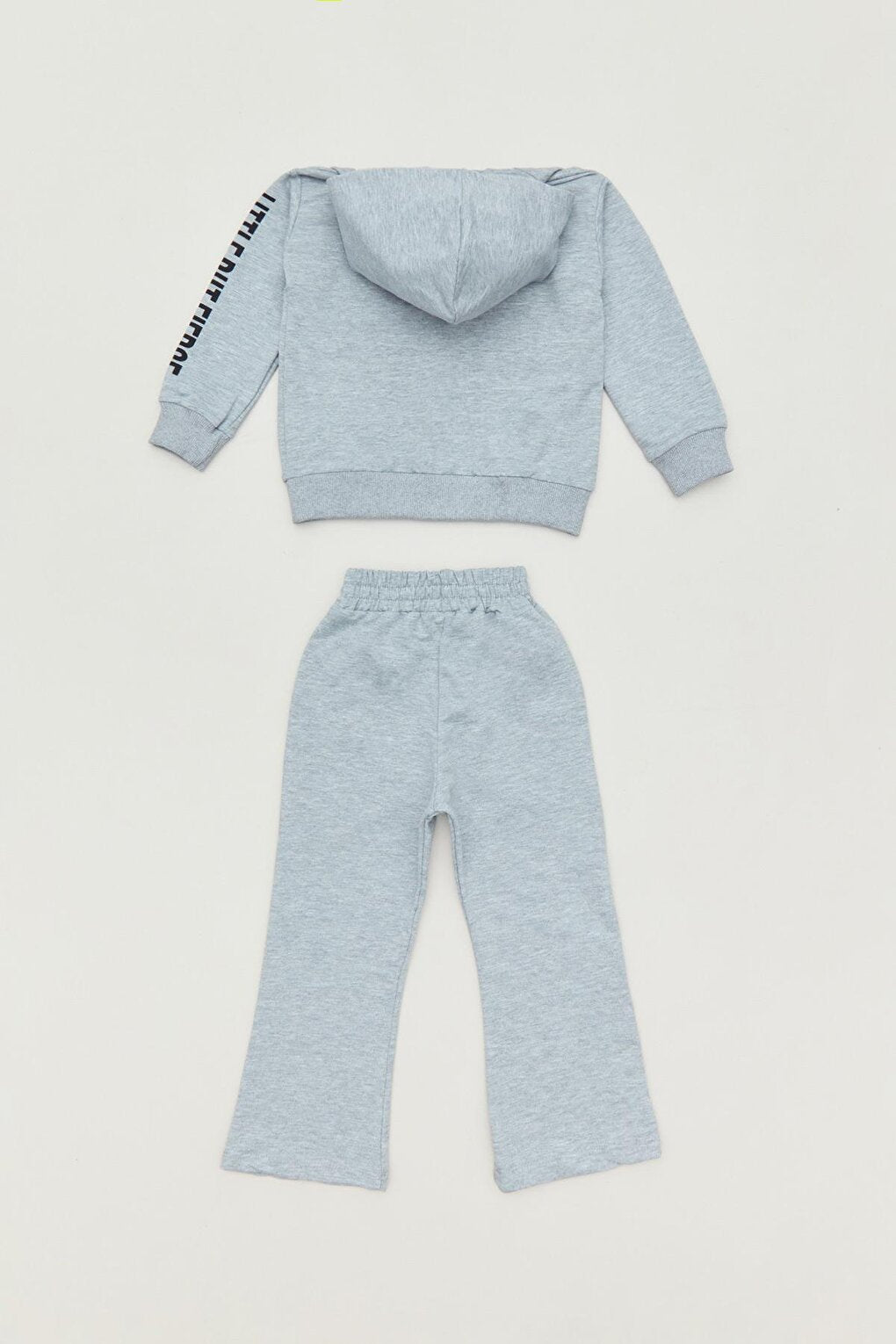 Printed Hooded Unisex Kids Tracksuit Set