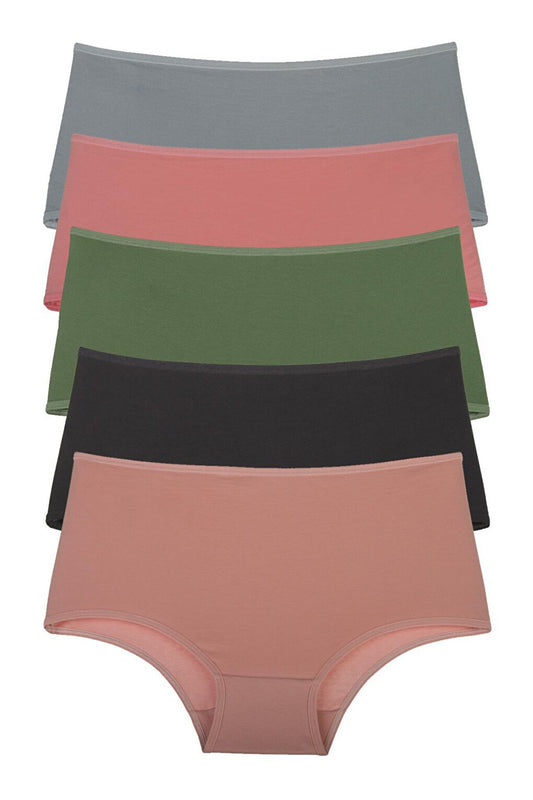 Women's Panties 5 Pack High Waist