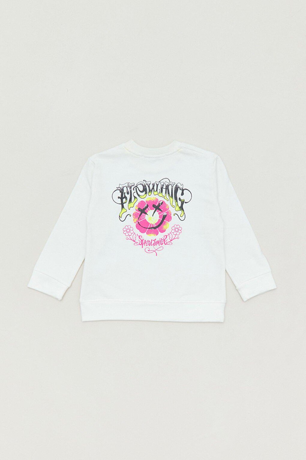 Front and Back Printed Girl's Sweatshirt