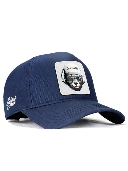 V1 Baseball Bear - 1 Unisex Navy Blue Hat (Cap) with Code Logo