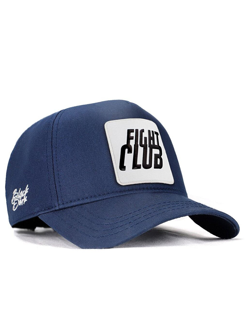 V1 Baseball Fight Club - Unisex Navy Blue Hat (Cap) with 10 Code Logo