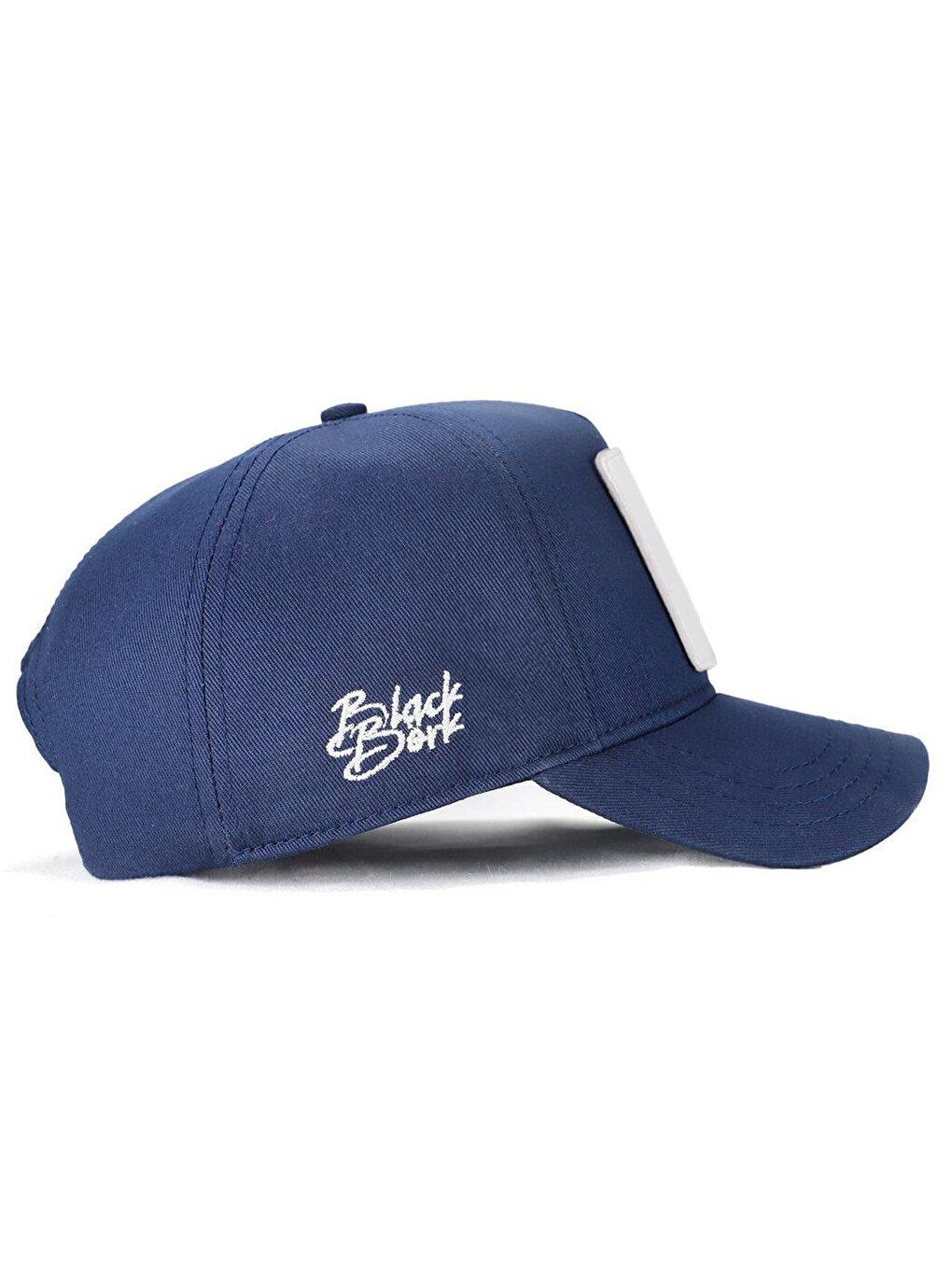 V1 Baseball Rooster - Unisex Navy Blue Hat (Cap) with 2 Code Logo