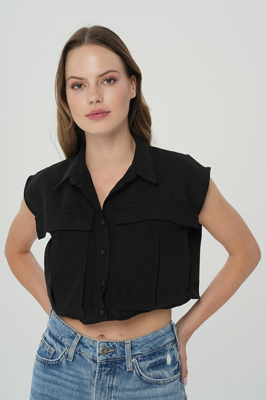 Black Buttoned Shirt 75428-020