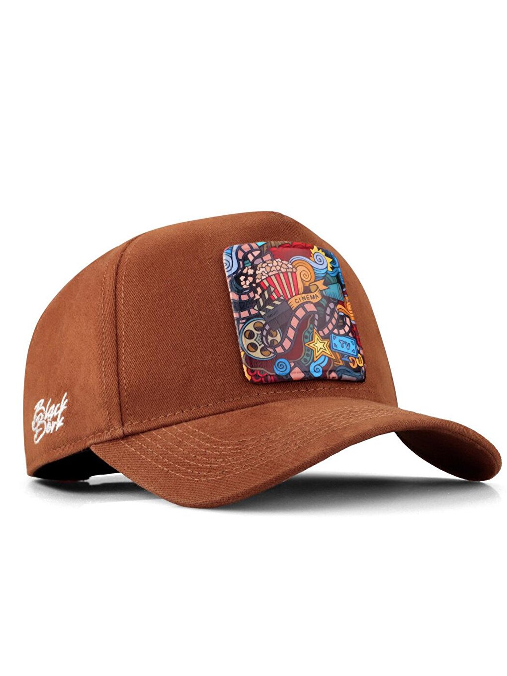 V1 Baseball Cinema - 1 Unisex Camel Hat (Cap) with Code Logo