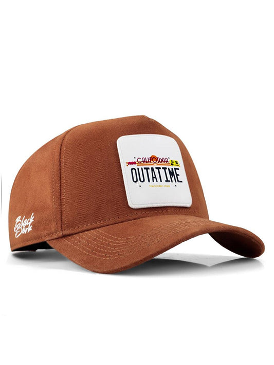 V1 Baseball California Outatime - 1 Unisex Camel Hat (Cap) with Code Logo