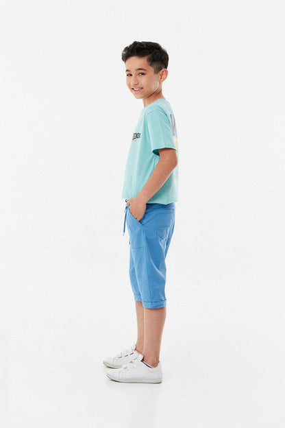 Boy's Capri with Elastic Waist